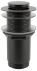 Металлический донный клапан без перелива для раковины Vimarr Drainage 5190023000, черный матовый