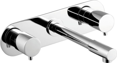 Смеситель встраиваемый для раковины с донным клапаном "click clack" Mariner Voyager, хром 8056-010 (с внутренней частью)