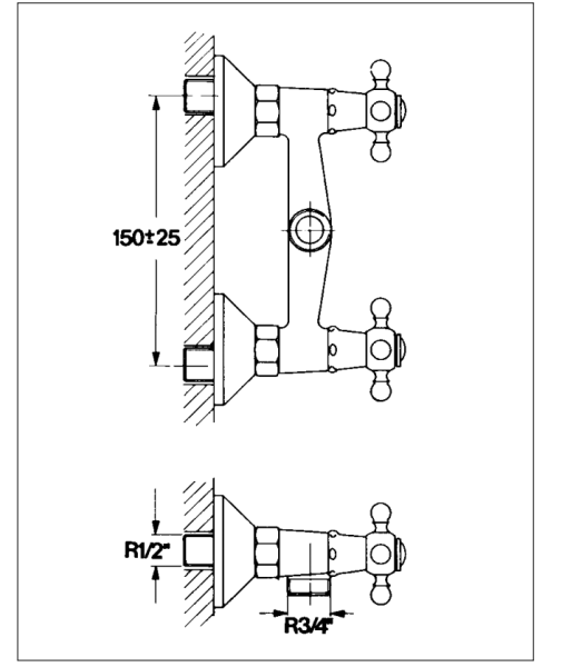 Смеситель для душа Kaja Romanze 26645-С с ручным душем