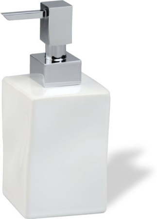 Дозатор для жидкого мыла Stil Haus Prisma 795(08-BI) Хром Белый