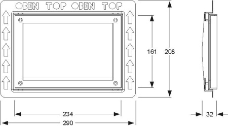 Монтажная рамка для клавиш Mepa V2 421903